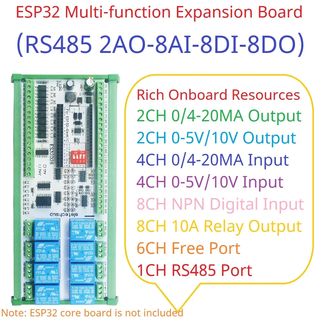 รูปสินค้า บอร์ดควบคุมอัจฉริยะ ESP32 สำหรับระบบอัตโนมัติ