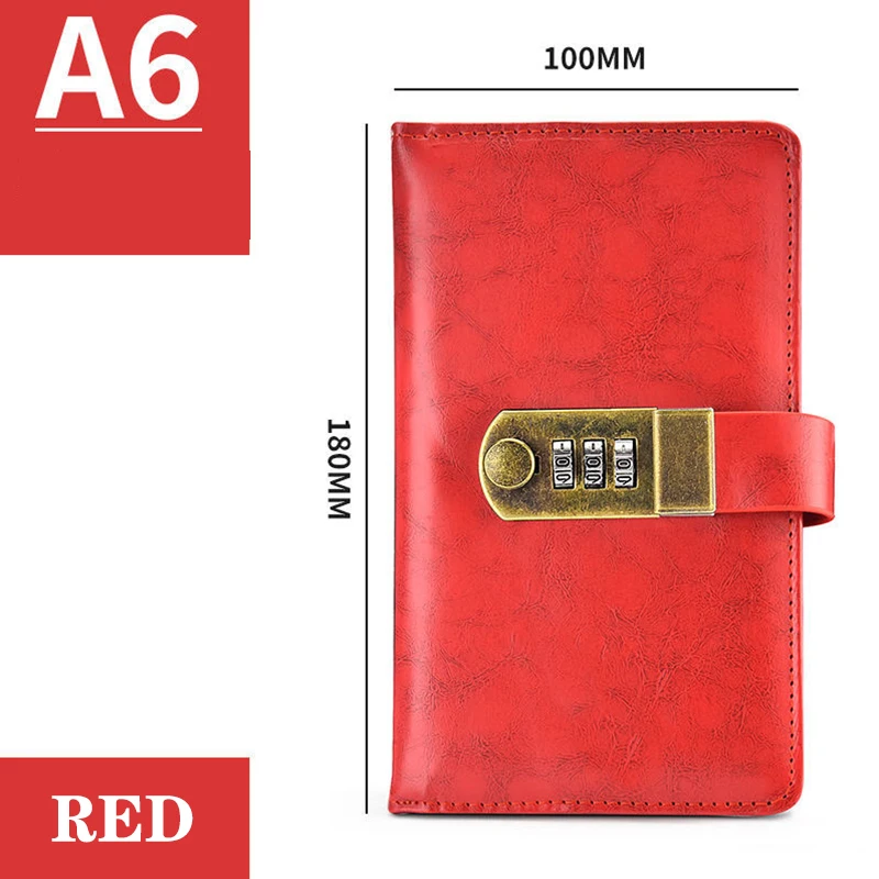 Lock Notebooks A6 And Journals Kawaii Notepads Diary Agenda Weekly Planner Writing Paper For Students School Office Supplies 2