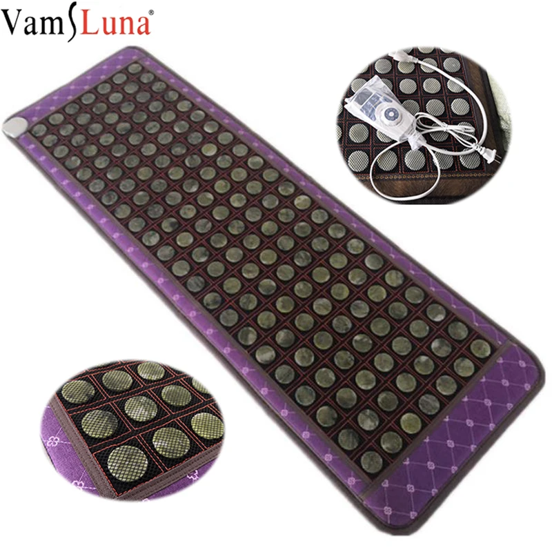 New Far Infrared Heating Pad Natural Jade Tourmaline Mat Electric Hot