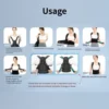 Posture Corrector Back Orthopedic Straps for Men and Women Fully Adjustable Spinal Brace Comfortable Effective Upper Back Brace 5