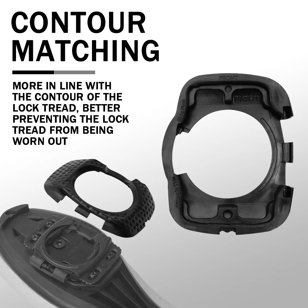 Fahrradteil Fahrradschuhplatten 1 Paar Schutzabdeckung für WAHOO Speedplay Zero Aero NANO COMP Pedalabdeckung Schnellspanner Anti-Rutsch – Detail 4