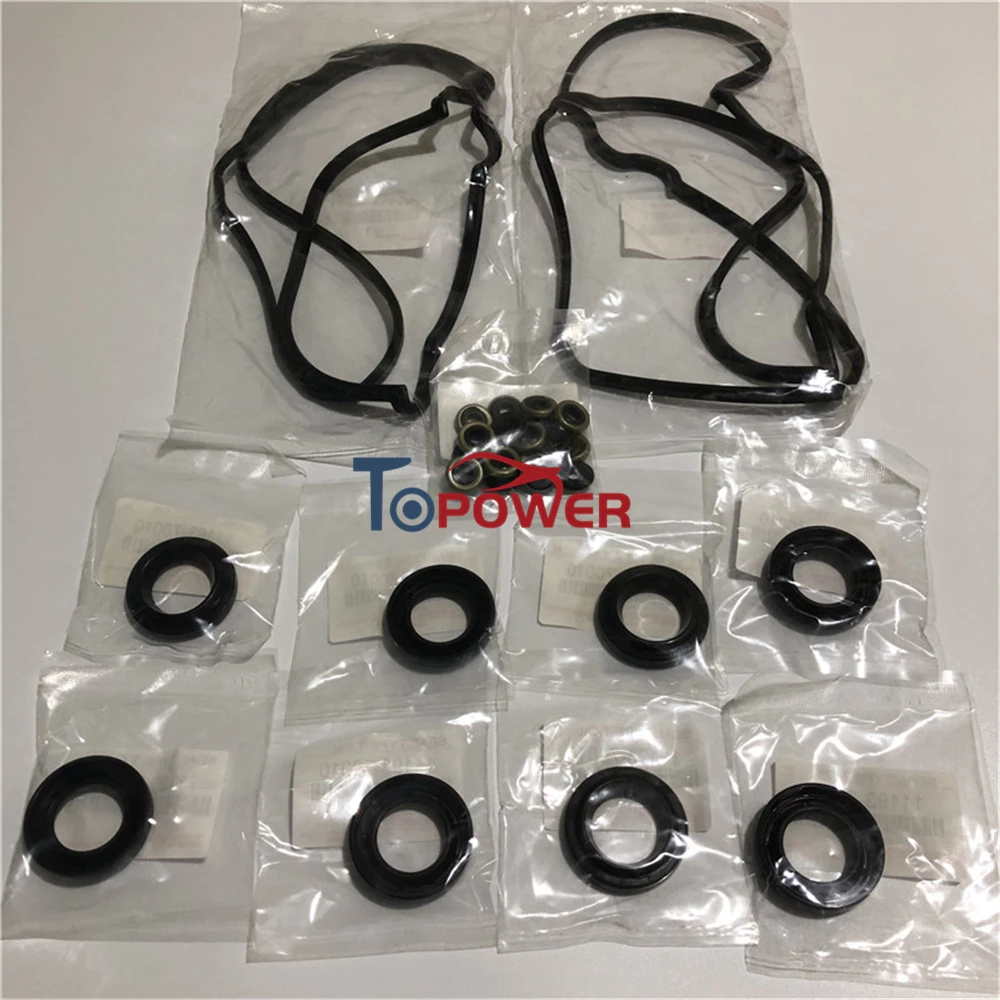 Valve Cover Gaskets & Spark Plug Tube Seals Set &Washer Seals 11213-50031 11214-50010 11193-70010 90210-07001 for Lexuss Toyota