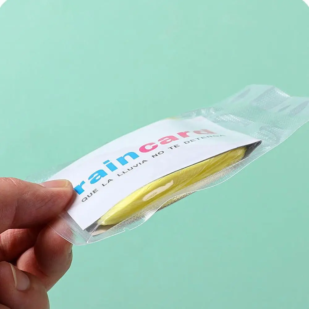 3/5/10Pcs Disposable Portable Raincoat Emergency Long Style Outdoor Rainwear Hooded Ponchos Ultrathin Adult Outdoor Rainwear