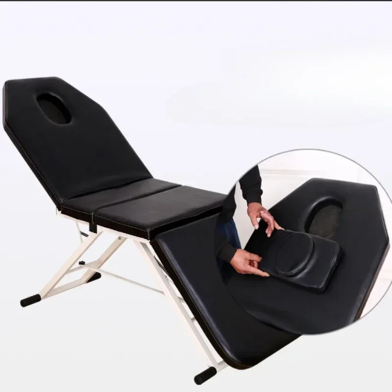 Folding Portable Massage Bed Beauty Spa Examination Physiotherapy Massage Bed Bathroom Camilla Masaje Salon Furniture WZ50MB