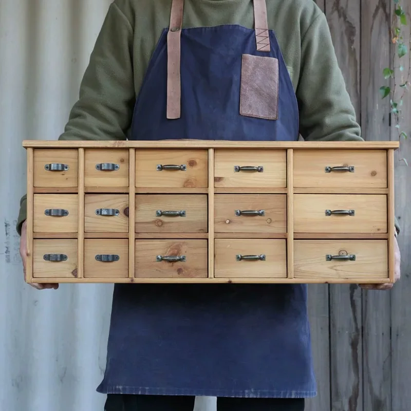 Contenitore per forchette e coltelli, vassoio portaposate in legno da fattoria, organizer per posate rustico personalizzabile per cassetti da cucina, scatola da cucina in legno - Italia