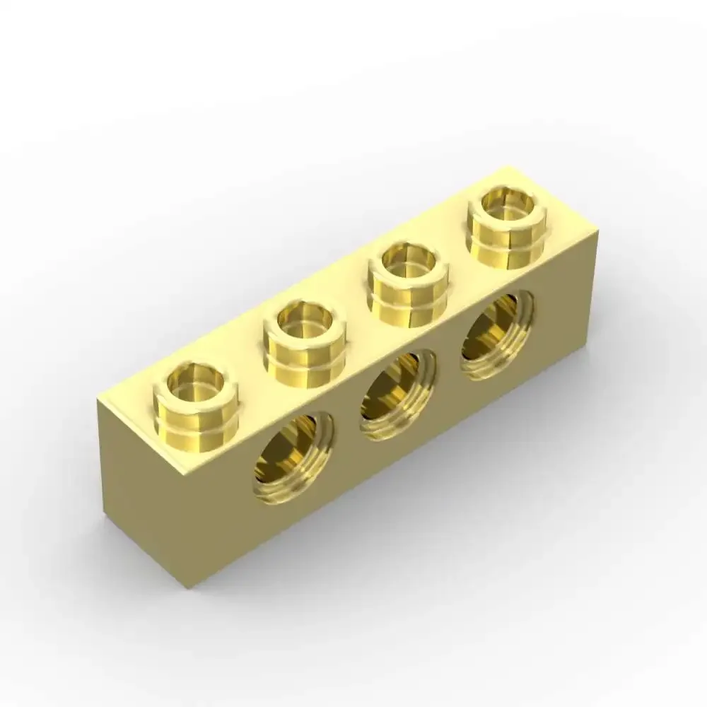 MOC 10PCS Part Bricks 3701 1x4 With 3 Holes Building Blocks Kit High ...