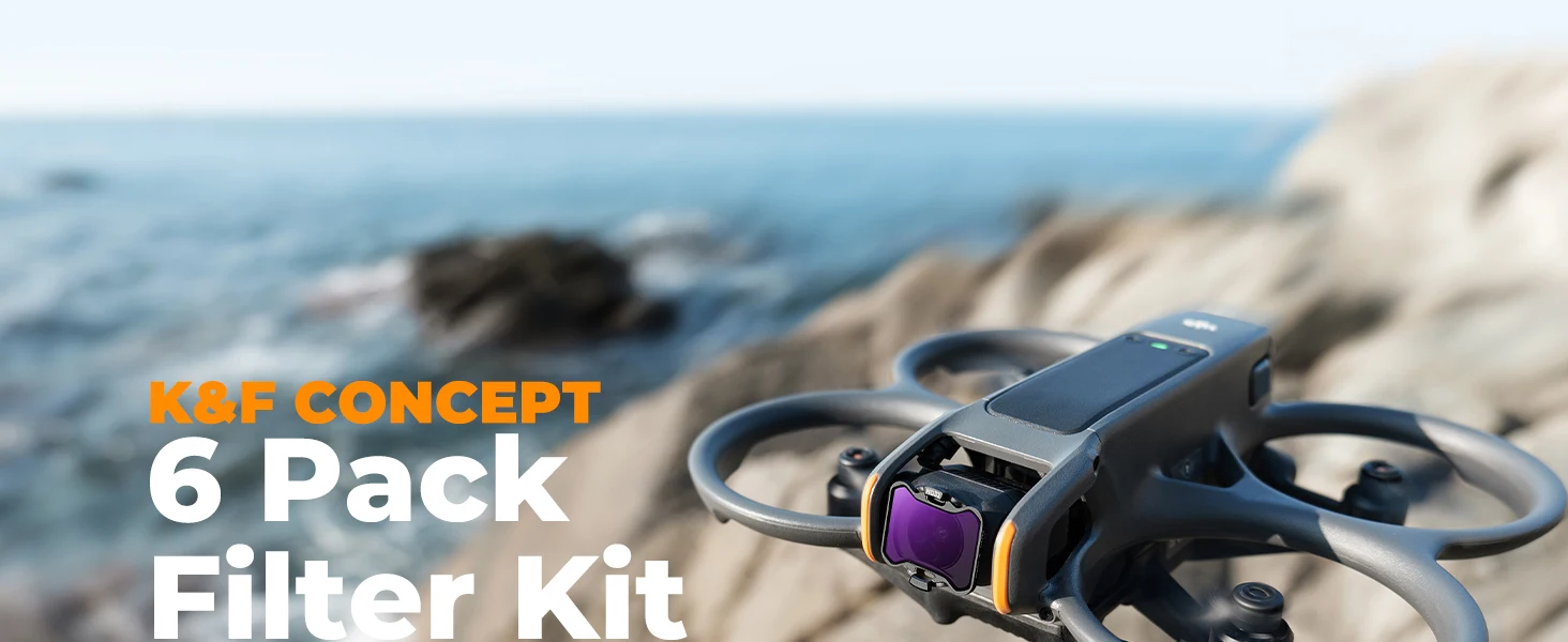 Description Picture 2 of itemK&F Concept Filter Set for DJI Avata 2 Filter UV/CPL/ND8/ND16/ND32/ND64 Multi-Layer Coated Drone Lens Camera Filters Accessories