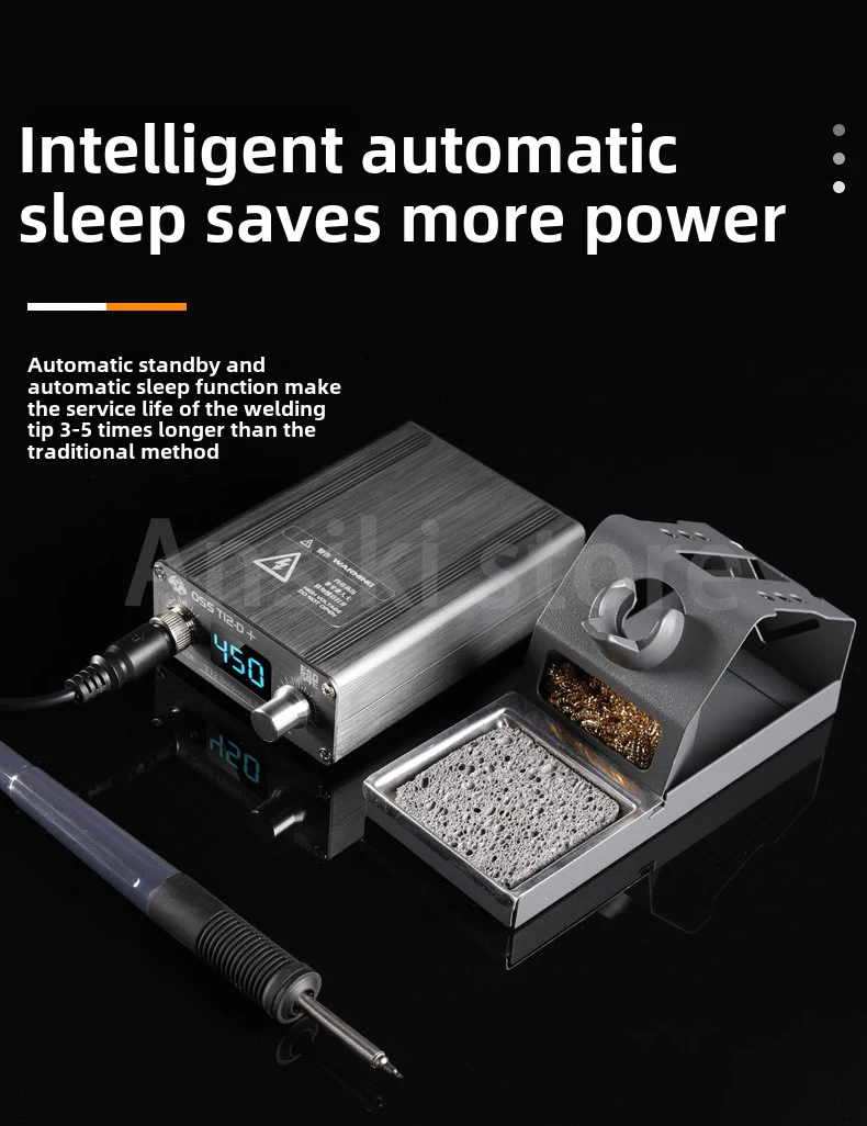 OSS T12 Soldering Station 75W Intelligent LED Digital Display Anti-Static Thermo