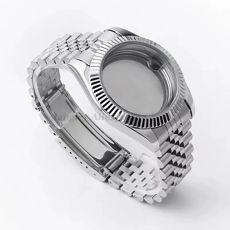 Curved End Solid Stainless Steel Watch Bands