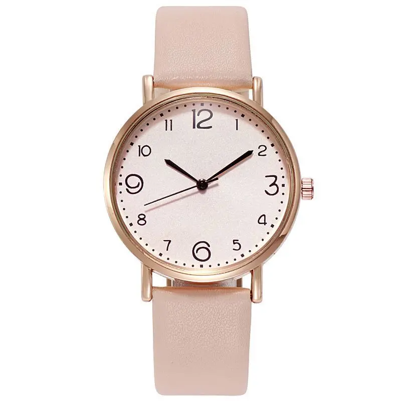 Orologio Da Donna Con Cinturino In Pelle PU – Quadrante Analogico Al Quarzo, Numeri Arabi Luminosi, Cassa 32mm, Regalo Con Sacchetto