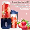 6 Blade 400ML Portable Blender Electric Juicer Cup For Travel Portable Juicer Mixer Usb Fresh Fruit Juice Blender Smoothie 1