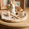 Halloween Wooden Craft Trays DIY Serving Tray Centerpiece Candle Holder Trays Christmas Crafts Art Home Decor 1