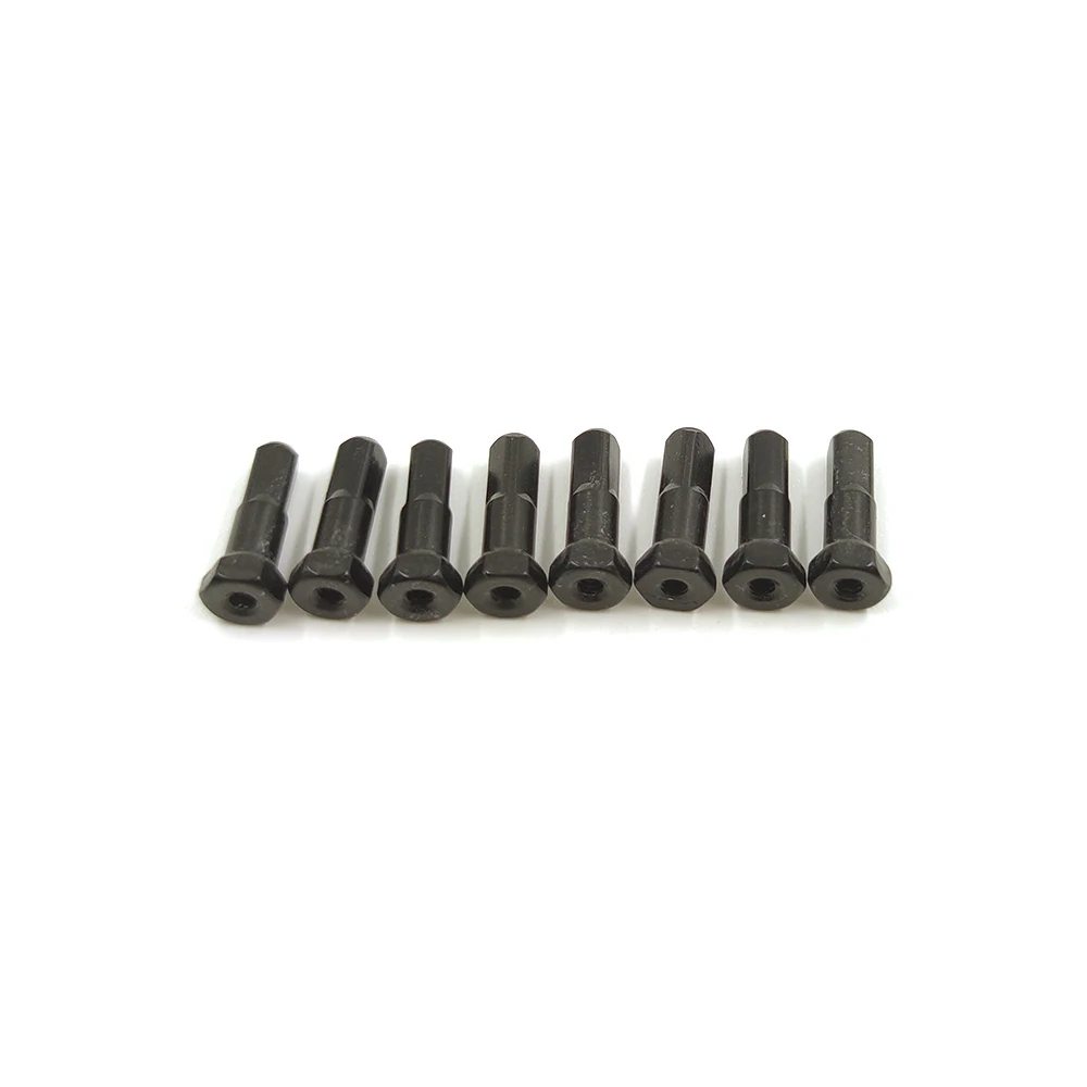 Ultralight Pillar PT734H Hexagon Spoke Nipples 14G Gauge 14mm Black Aluminum Alloy Weight 0.35g/PC MTB Road Bike Bicycle Parts