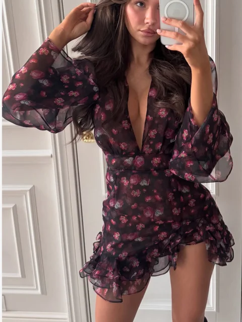 Body en dentelle pour femme, vêtements sexy, sans manches, col en V profond, maille transparente, élégant, décontracté, haut de fête, tenue de vacances de printemps 1