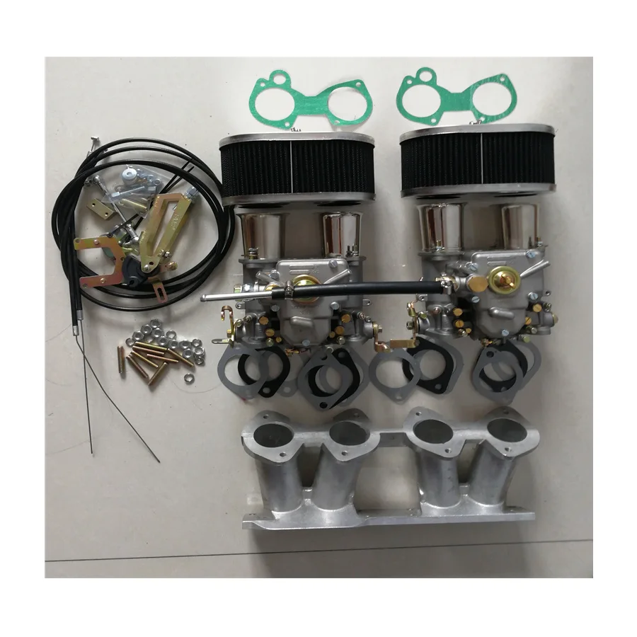 

SherryBerg TWIN FAJS Dual Carb 50 DCOE Замена карбюратор Weber 50DCOE комплект для карбюратора для SAAB 99/900 впускной коллектор и связь