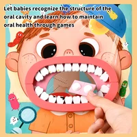 Children's Doctor Scene Pretend Play Dentist Play Set Educational Toy Family Parent-Child Interaction Go To The Dentist Game Toy 1