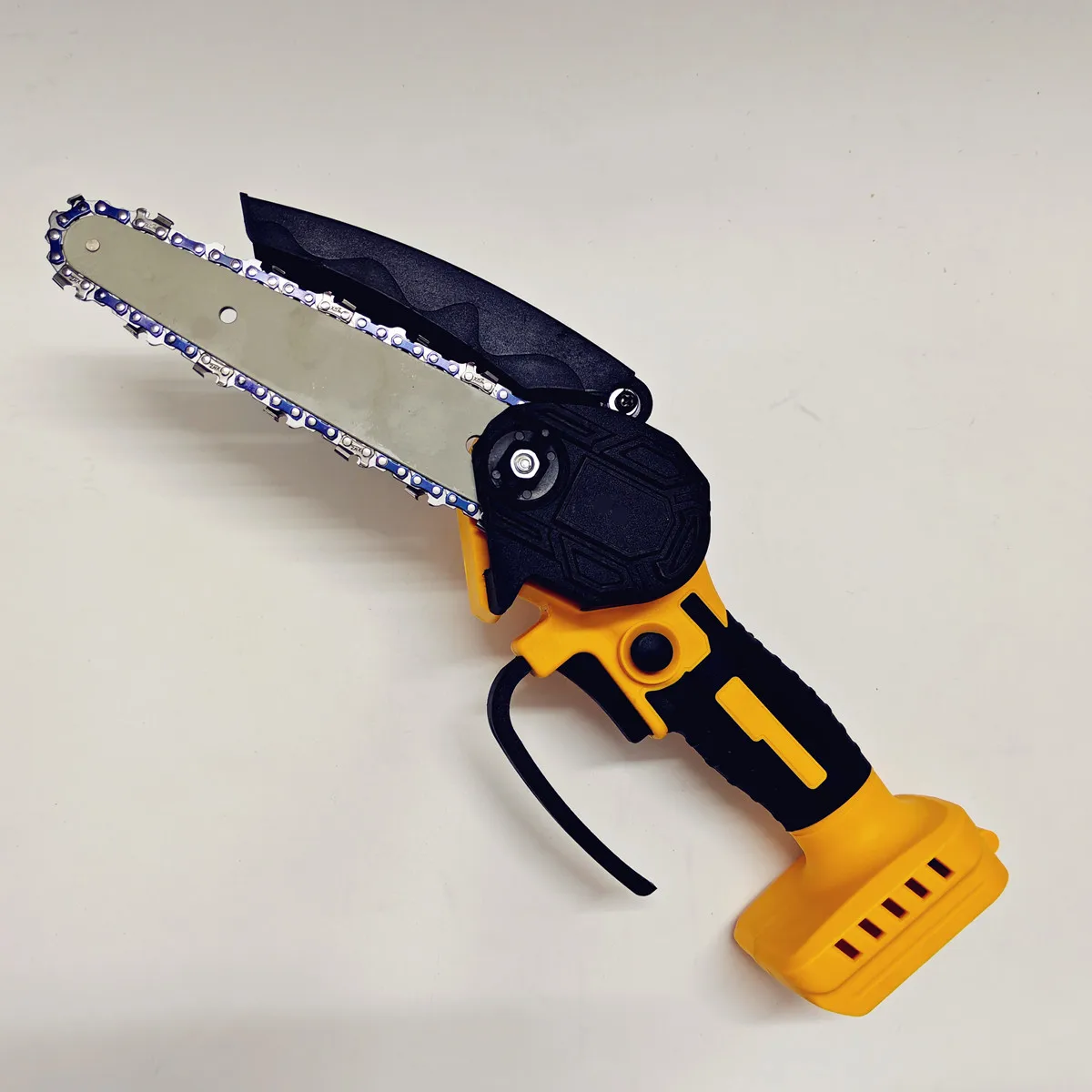 Fit For DeWALT 18V 20V Battery Cordless Chainsaw Mini Electric Chain Saw 6 Inch Woodworking Garden Logging Power Tools 4