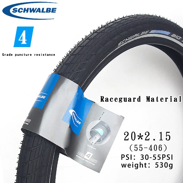 自転車と電動用のschwalbeビッグパイナップルタイヤ、12、14x2