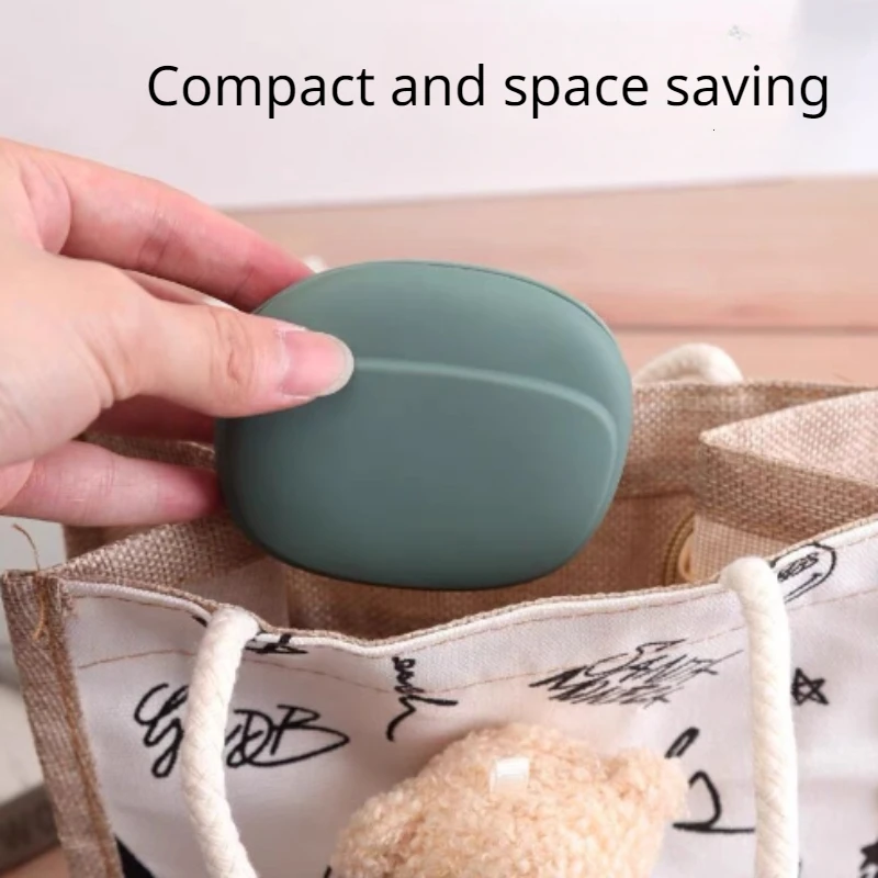 실리콘 이어폰 케이블 가방, 키 데이터 케이블 보호 케이스, 키 보관 가방, 실리콘 이어폰 가방