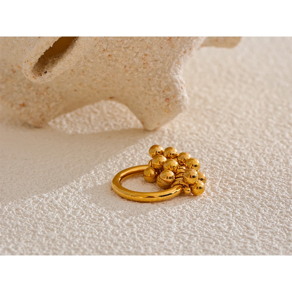Yhpup Ring 18K Gold PVD Plated