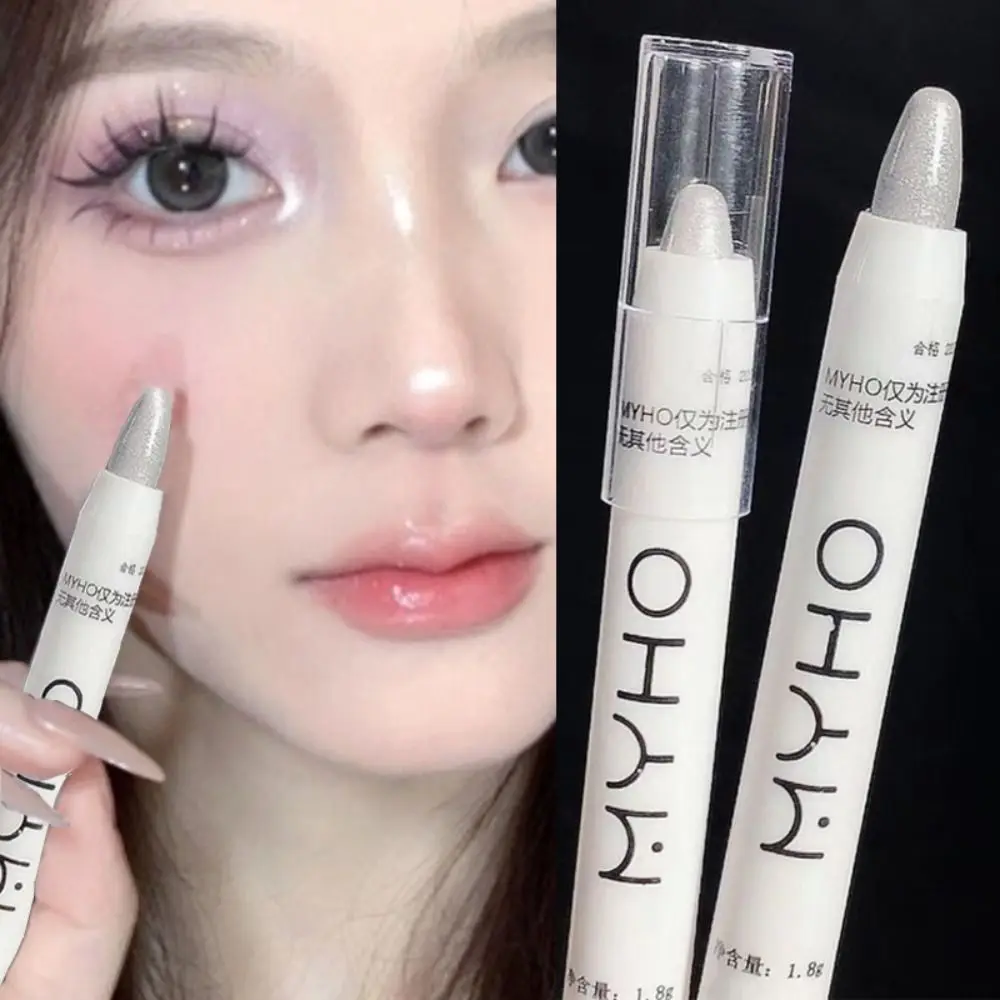 

Glitter White Lying Silkworm Highlighter Pencil Lasting Brightening Eyes Corner Pearlescent Matte Eyeshadow Eyes Makeup Cosmetic