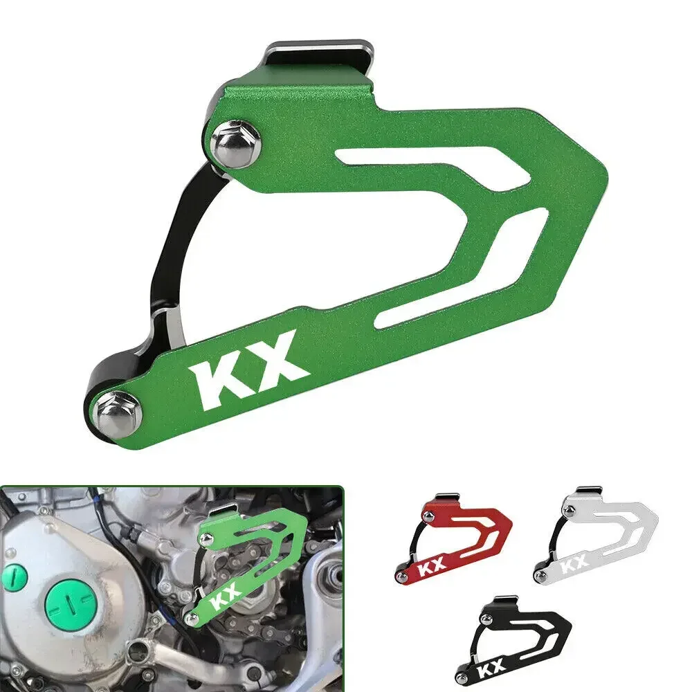 

Для KAWASAKI KX250F KX250 KX450F KX 250 450 F защитная цепь на переднюю звездочку мотоцикла защитный чехол с защитной крышкой