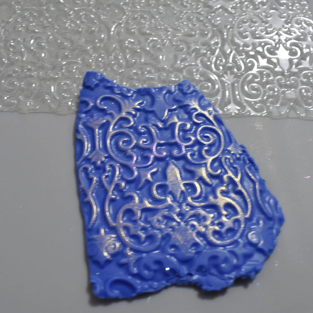 Flower Vein Clay Texture Mat Designer Diy Clay Jewelry Accessorie Tools Emboss Impression 6 Different Pattern Art Craft Hobby polymer clay tools clay sculpting tools pottery sculpting tools clay craft tool
