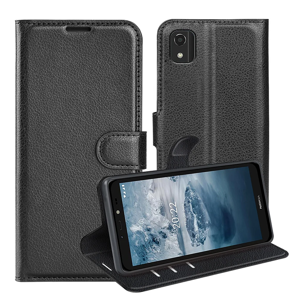 Phone Case For Nokia C100 Case Hight Quality Flip Leather Phone Case For Nokia C2 2Nd Editon Mobile Phone Bag Card Holder