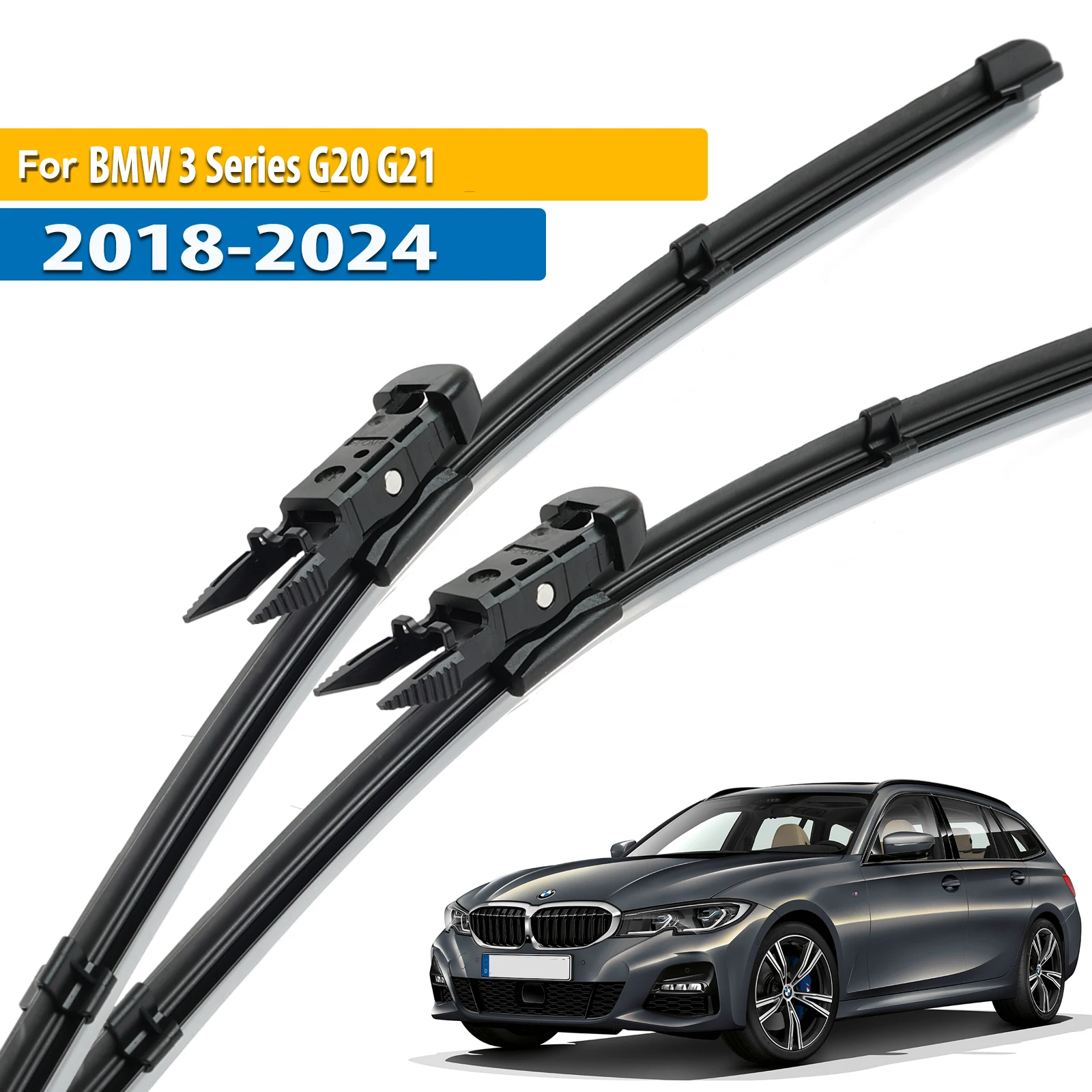 S E90 E91 F30 F31 F34 F35 F80 Max BMax B Max MAZDA2 DJ 2個入り フロントガラス用ワイパーブレード  カーボンファイバー製ワイパー と互換性があるフォード B-Max BMax B Max ワイパーフロントワイパーブレードフロン ワイパーブレードセット  フロントガラスワイパー ... ワイパー のために3シリーズ F30 F31 F34 2011-2019 用 2個入り フロントガラスワイパーブレード フロントガラ