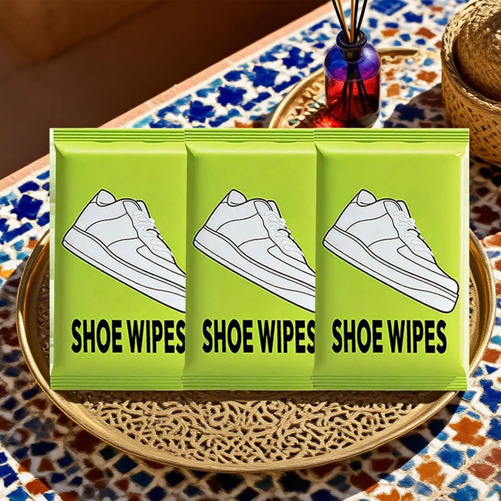 3 Bag Shoes quick-Clean Wipes Portable White Shoes Cleaning Care Wipes Sneakers Cleaning Quick Wet Wipe