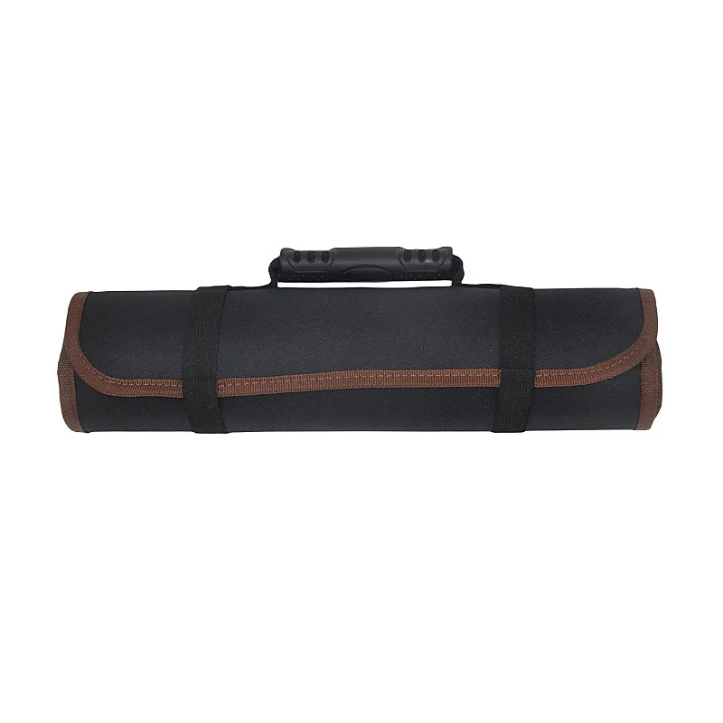 thumbnail image 1 of Bolsa de almacenamiento de herramientas Oxford portátil con 22 bolsillos, plegable, para mantenimiento, kit de herramientas, llave para acampar, organizador de bolsos, bolsa de mano para tijeras, 1 of 5
