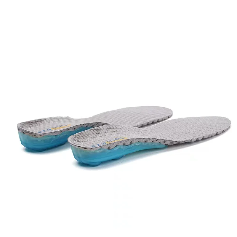 High-quality high-elastic sports insole unisex arch support run full cushion built-in spring shock-absorbing breathable insole
