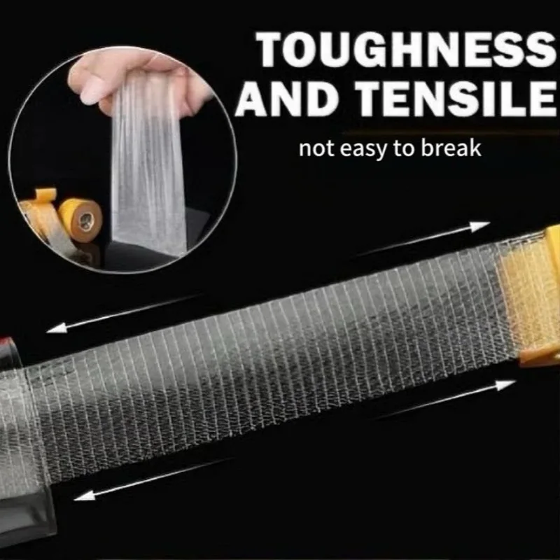 Ultra-Durable Mesh Double-Sided Tape - High-Temperature, Waterproof, Strong Adhesive for Carpets & Home Repair