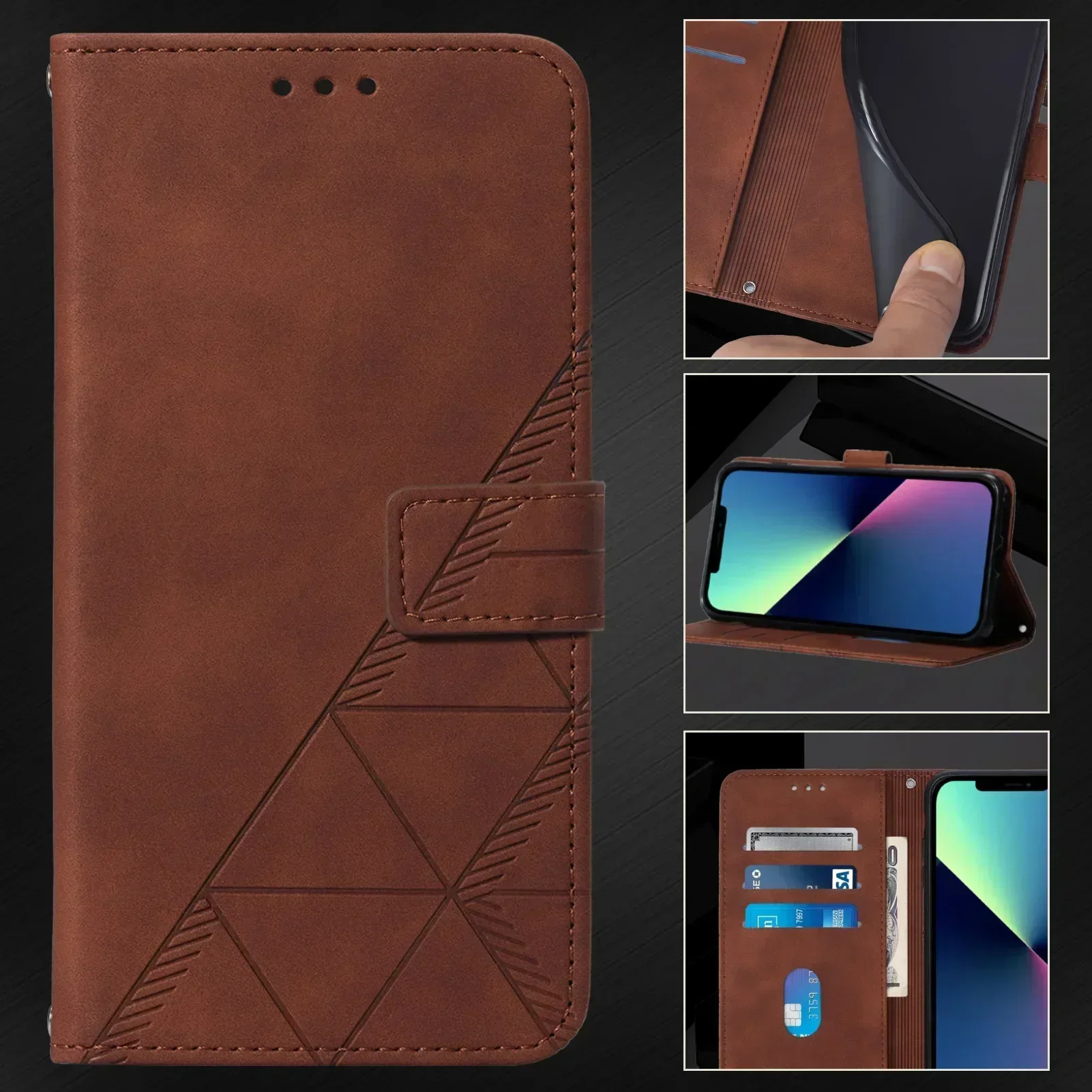 

Luxury PU Leather Case For Infinix X669 X6711 X676C X680 X6810 X6811 X6811B X6812B X6816C X6817 Magnet Flip Wallet Book Cases