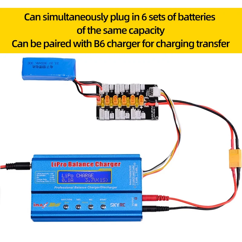 Carte de charge parallèle XT30/XT60 pour LiPo RC