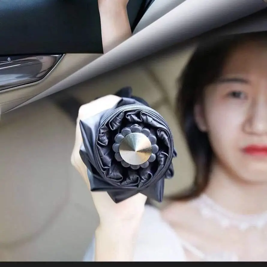 Fully Automatic UV 10 Bone Reverse Folding Umbrella For BYD ATTO 3 EV SEAL Dolphin EA1 Seagull Car Umbrella Parasol