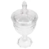 Transparent Glass Sugar Jar With Lid Storage Container Candy Box Home Decor Biscuit Barrel Kitchen Accessories Storage Bottles 5