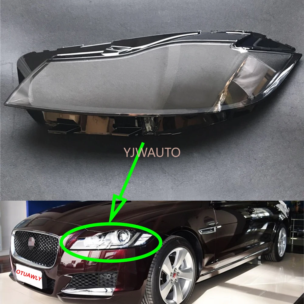 Headlight Lens For Jaguar Xf Xfj 20162020 Headlamp Cover Car Glass