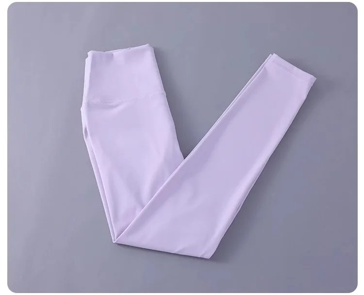 Nackte, eng anliegende Fitnesshose, Damen-Stretch-Sporthose, Leggings, Laufen, Übergröße, Frühlings- und Sommer-Yogahose – Detail 13