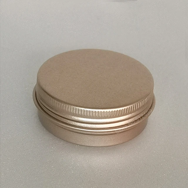 10Pcs/lots 5g-60g Metal Round Cosmetic Tins Aluminum Empty Candles Cans  Storage Jars with Screw Lids For Lip Balm Salve Spices - AliExpress