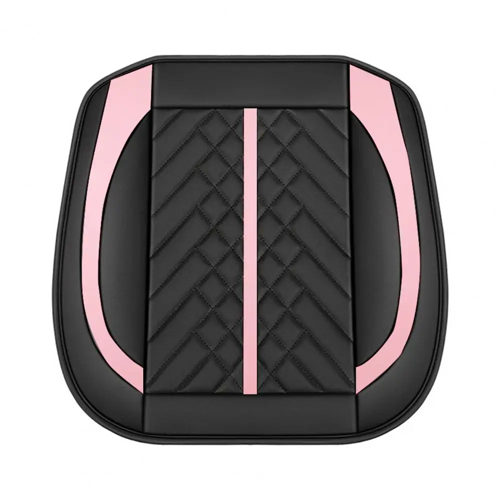 

Car Faux Leather Seat Cushion Waterproof Non-slip Faux Leather Car Seat Cushion Protector Mat for Front Rear Seats Universal