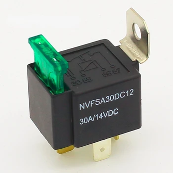 FORWARD 퓨즈 자동 릴레이, 코일 전압 12VDC 릴레이, 최고 품질, 4 핀 30A
