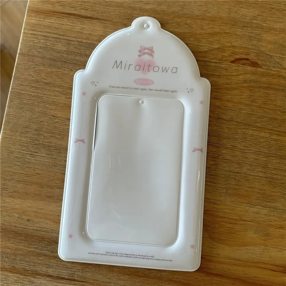 Acrylic Display Protective Sleeve Idol Photocard Holder Y2k Cartoon A5 Card Cover PVC ABS Plastic Photos Protective Cover Gift