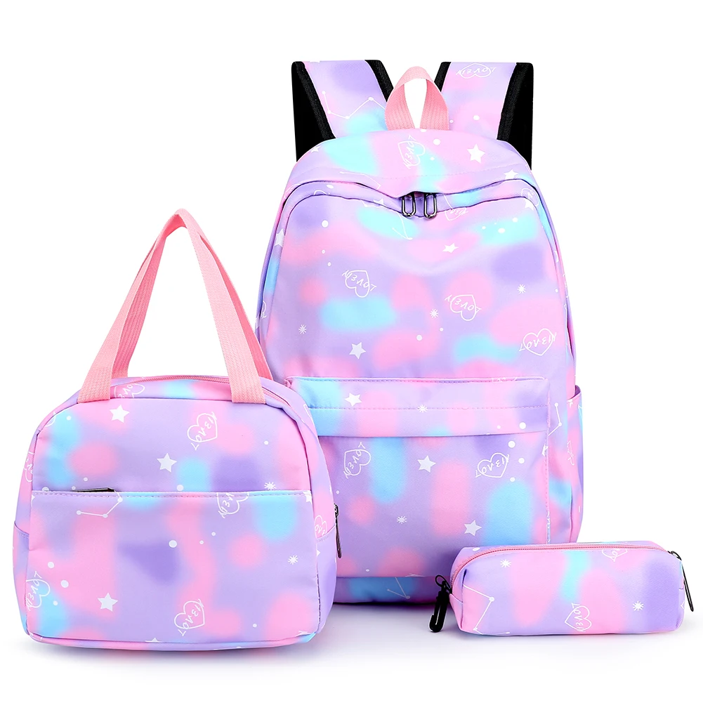Lot De 3 Sacs à Dos Avec Nœud Pour Filles, Joli Sac à Dos