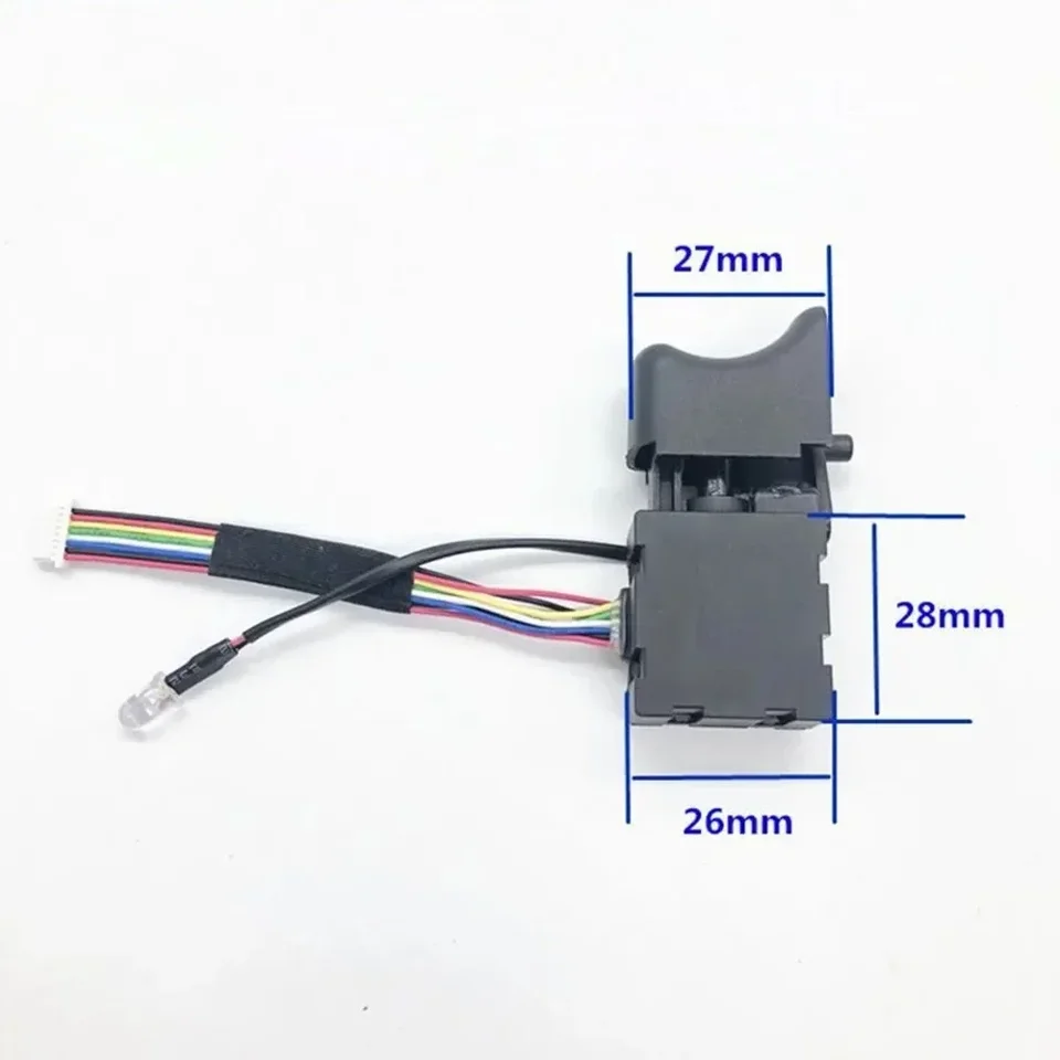 Interruttore A Grilletto Per Soffiatore Elettrico FA2 – 16A, 7.2-24V DC, Controllo Velocità In Metallo