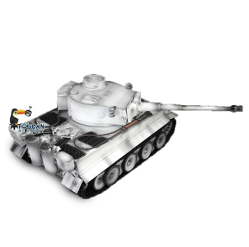 1/16 HENG LONG 7.0 메탈 타이거 I RTR RC 탱크 3818 360도 회전 포탑 TH17280-SMT4 포함
