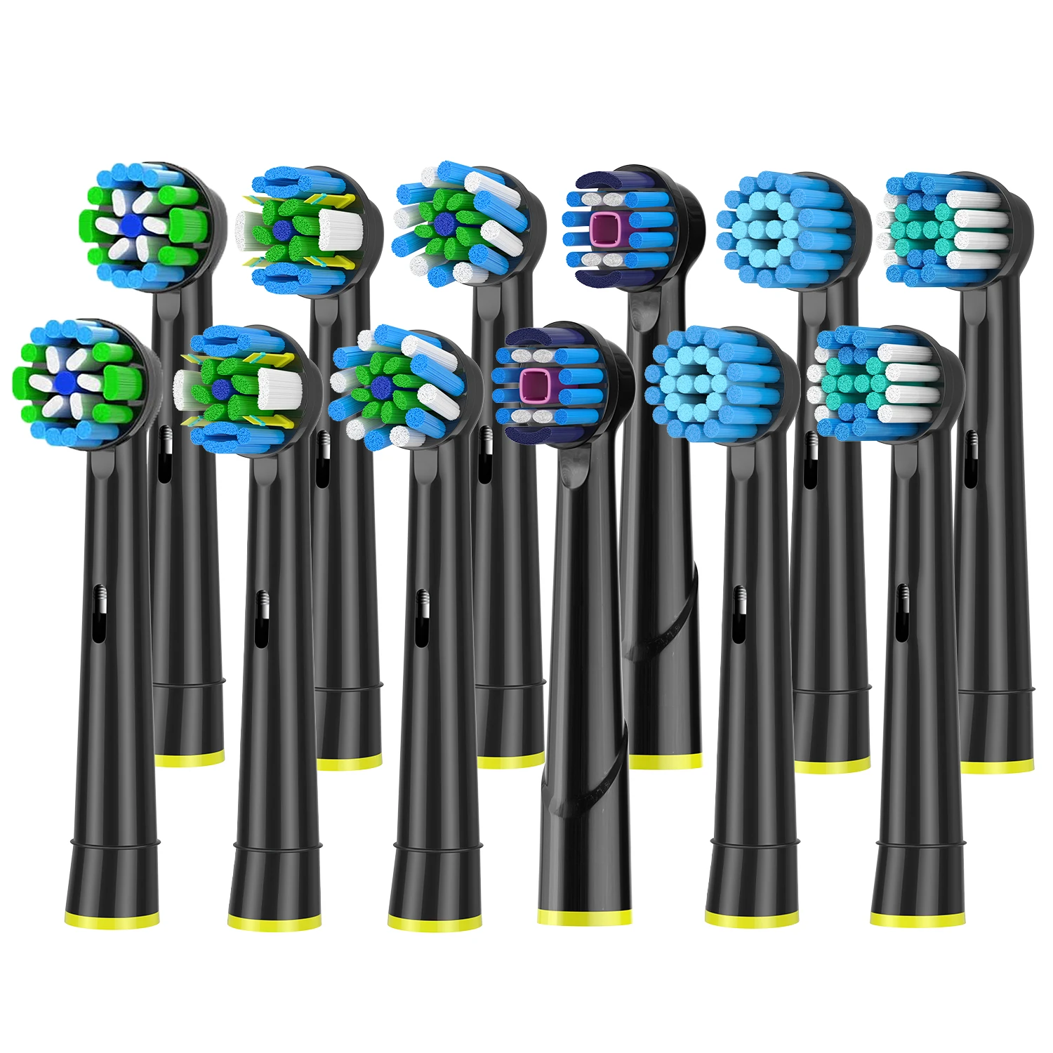 Replacement Toothbrush Heads 4-12Pack Compatible with Braun Oral b 7000/Pro 1000/9600/5000/3000/8000 Electric Toothbrush