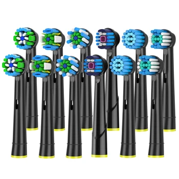 4-12Pack Replacement Toothbrush Heads Compatible with Braun Oral b 7000/Pro 1000/9600/ 5000/3000/8000 Electric Toothbrus
