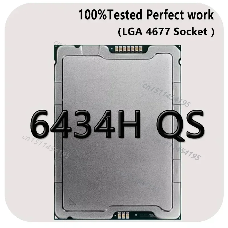 고품질 Xeon 금메달 6434 QS 22.5MB 3.7GHZ 8코어/16스레드 195W LGA4677 C741 서버 마더보드 테스트