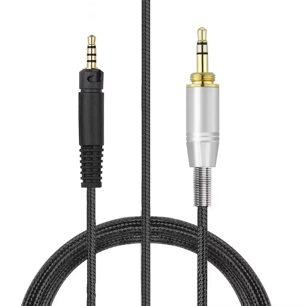 6.35mm Replacement Nylon Braided Cable Extension Cord for Audio-Technica ATH-PRO5X Headphones